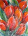22 - Tulpen Acryl/Pastell, 40 x 50 cm